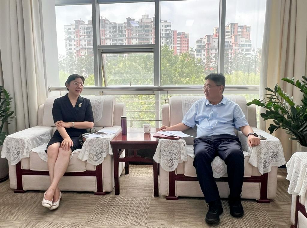 必赢bwin线路检测中心院长方慧赴滨州发改委走访交流